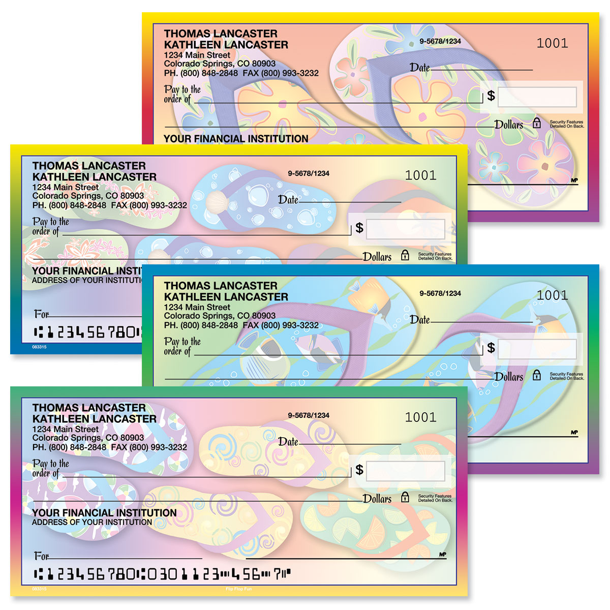 Flip-Flop Fun Checks | Current Catalog