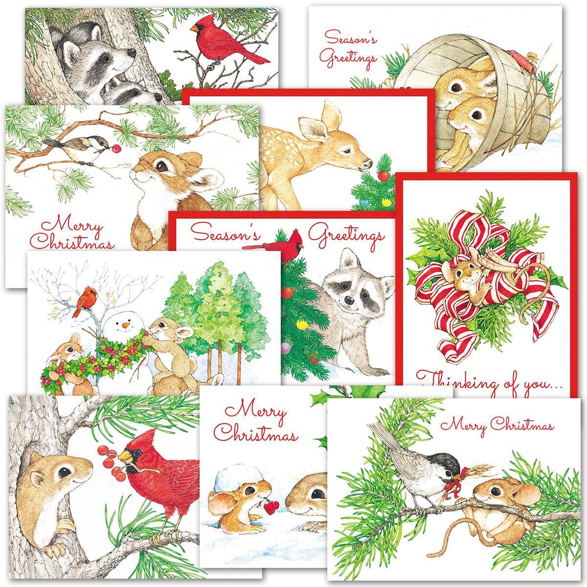 Cute Critters Christmas Card Value Pack | Current Catalog