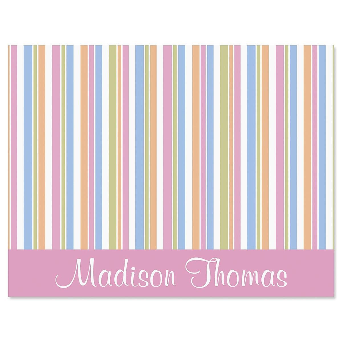 striped card