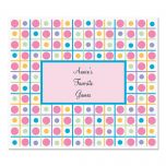 Stripes 'N' Dots Big Name Personalized Stickers