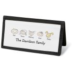 Happy Family Personal Checkbook Cover