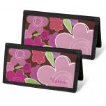 Shades of Pink Checkbook Covers