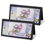Floral Collage  Checkbook Covers