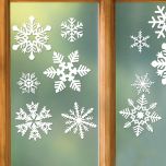 Snowflake Vinyl Window Clings - BOGO