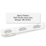 White Standard Rolled Address Labels