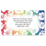 Hawaiian Print Designer Business Cards
