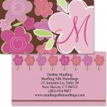 Shades of Pink Designer Double-Sided Business Cards