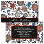 Color Paisley Designer Double-Sided Business Cards