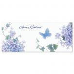 Lavender Beauty  Personalized Slimline Note Cards