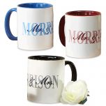 Mr. and Mrs. Personalized Mugs - 2 Mug Set