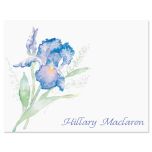 Iris Personalized Note Cards
