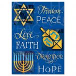 Personalized Hanukkah Wishes Cards