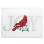Cardinal Joy Deluxe Foil Christmas Cards