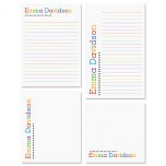 Alpha Dots Personalized Notepad Set