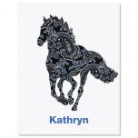 Horse Patterns Note Cards