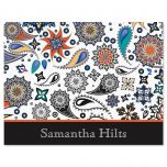 Color Paisley Note Cards