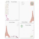 Paris Personalized Notepad Set