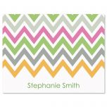 Chevron Personalized Note Cards