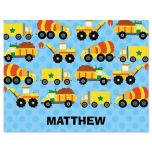 Construction Personalized Note Cards