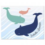 Whale Personalized Note Card