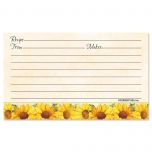 Sunflowers Recipe Cards