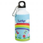 Rainbow Personalized Water Bottle