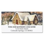 Christmas Cottage Christmas Address Labels