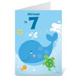 Birthday Whale Create-A-Card