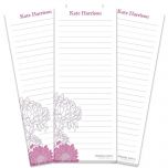 Flora Lined Shopping List Pads