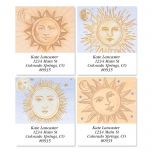 Sun and Moon Select Address Labels  (4 designs)