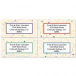 Confetti Address Labels  (4 designs)