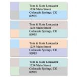 Color Block Classic Address Labels  (4 designs)