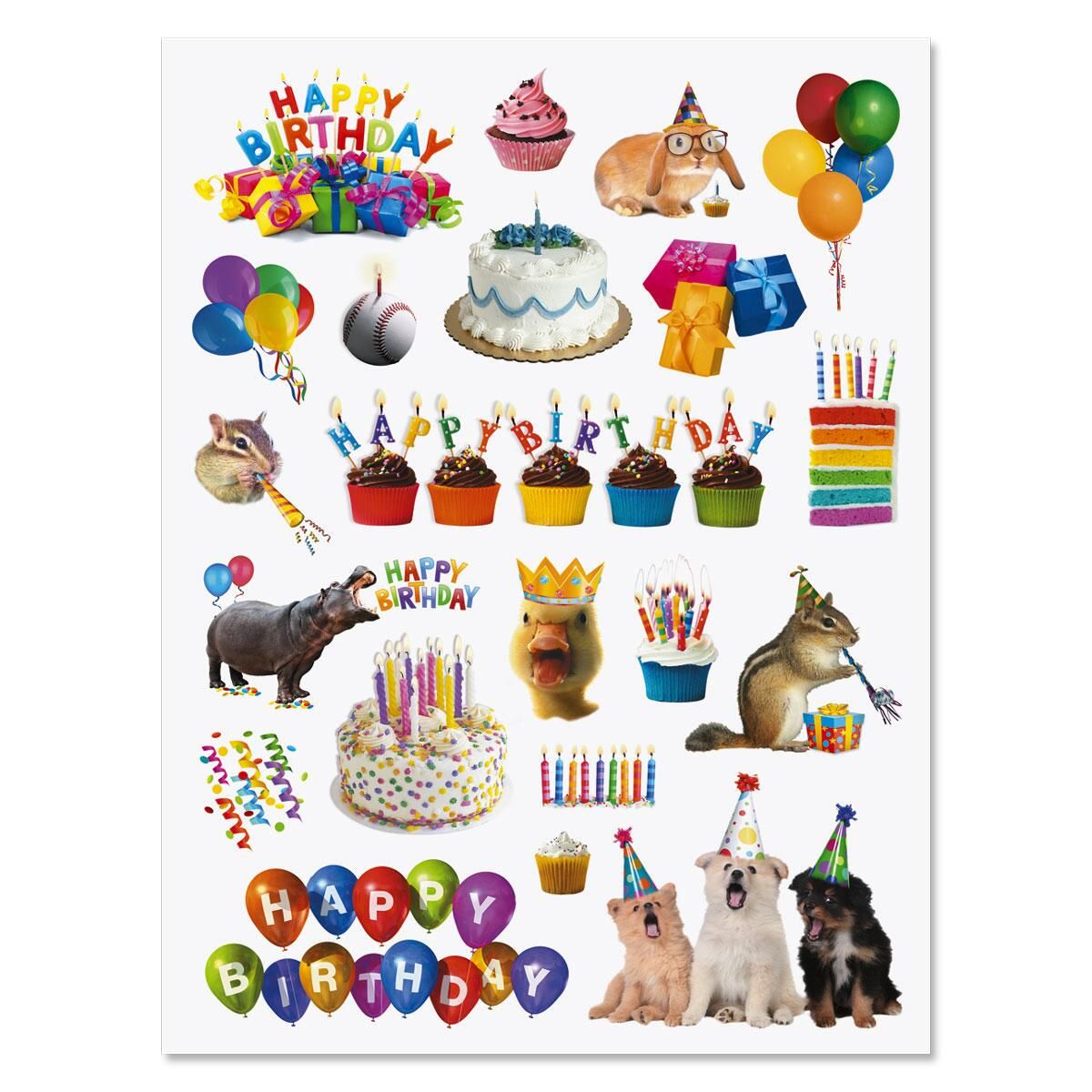 birthday stickers current catalog