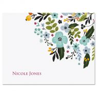 Aubrey Floral Personalized Note Cards