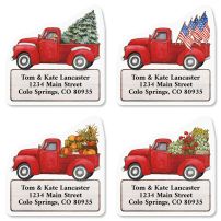 Christmas Address Labels & Santa, Snowflake | Current Catalog