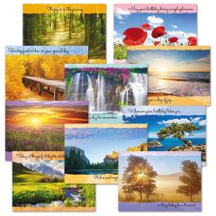 Mega Sympathy Greeting Card Value Pack - Set of 40 Some with Metallic foil 20 