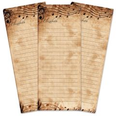 lined sheet music