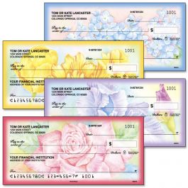 Floral Fancy Duplicate Checks