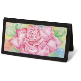 Floral Fancy  Checkbook Cover - Non-Personalized