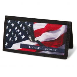 Freedom  Checkbook Cover - Personalized