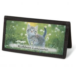 Cuddly Kittens  Checkbook Cover - Personalized