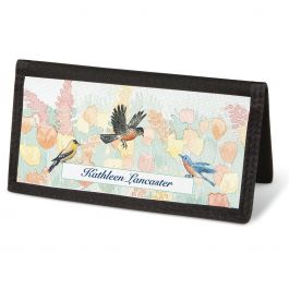 Wildbird  Checkbook Cover - Personalized