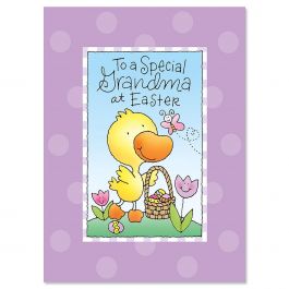 To Grandma Easter Card