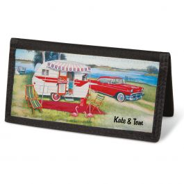 Vintage Trailer Checkbook Covers - Personalized