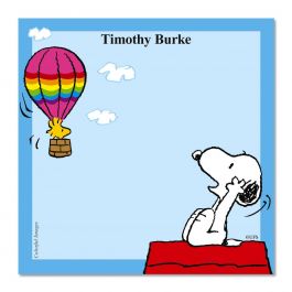 SNOOPY® & WOODSTOCK™ Personalized Note Sheets in a Cube Refill