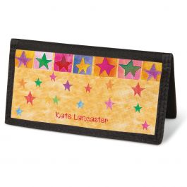 Stars On Parade  Checkbook Cover - Personalized
