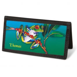Frogs  Checkbook Covers - Personalized