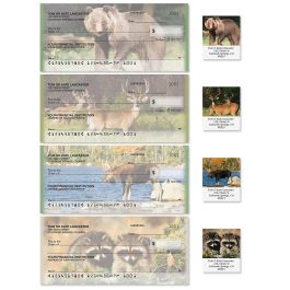 Wildlife II Single Checks With Matching Address Labels