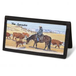 Cowboy  Checkbook Cover - Personalized