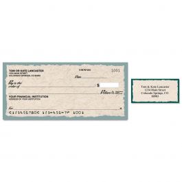 Natural Single Checks With Matching Address Labels